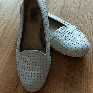 White Ugg Flats